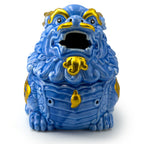Aurelius Qilin™ Ceramic Incense Burner | Blue & Gold Oriental Guardian Statue